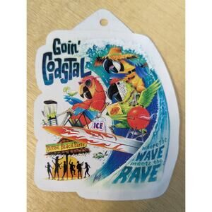 Jimmy Buffett Caribbean Soul Goin Coastal Sticker New